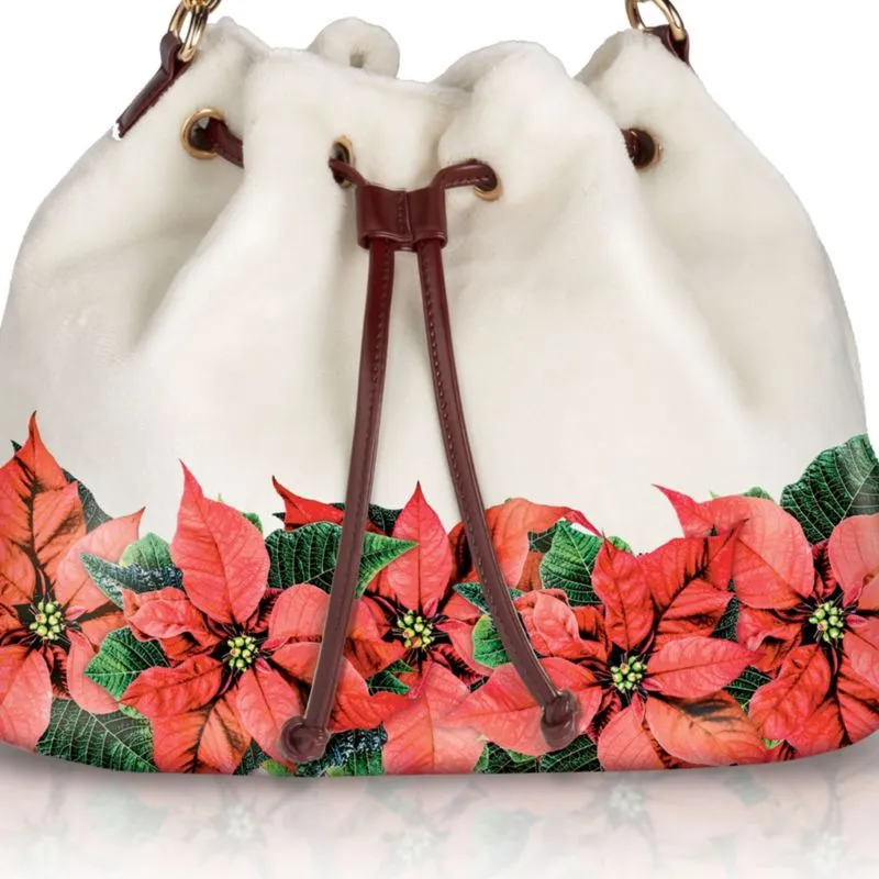 'Poinsettia Splendour' Ladies' Handbag