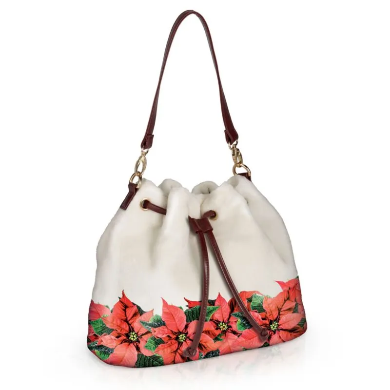 'Poinsettia Splendour' Ladies' Handbag