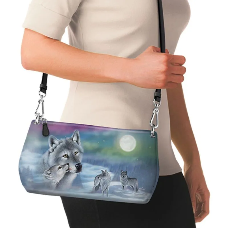 'Under The Mystic Northern Lights' 3-Style Handbag