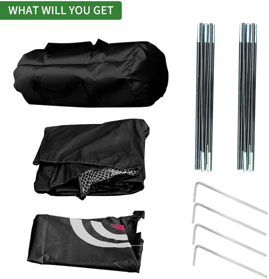 2022 Deluxe Golf Practice Net & Mat Bundle - Free Golf Balls & Tees