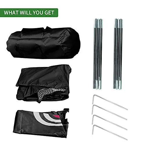 2022 Deluxe Golf Practice Net & Mat Bundle - Free Golf Balls & Tees