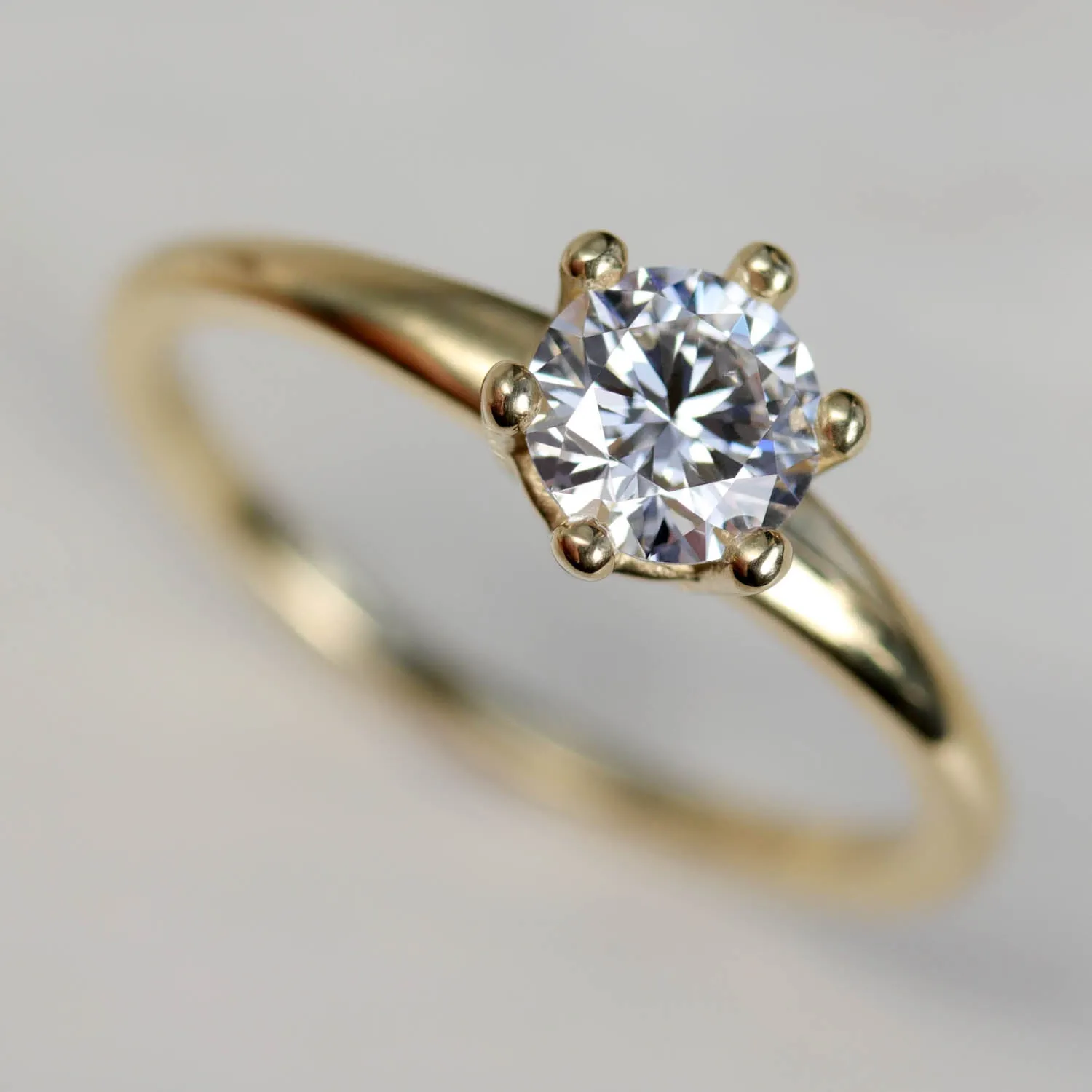 5mm Low Base Six-Prong Solitaire 