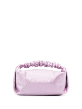 ALEXANDER WANG Chic Lilac Satin Mini Handbag