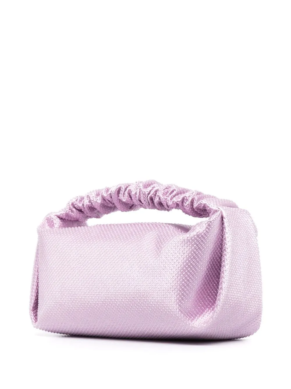 ALEXANDER WANG Chic Lilac Satin Mini Handbag