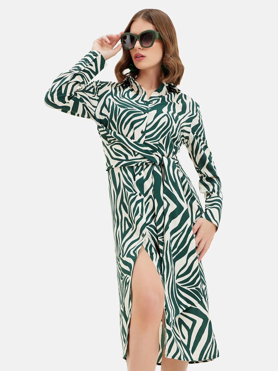 ALEXANDRIA PRINTED MIDI DRESS