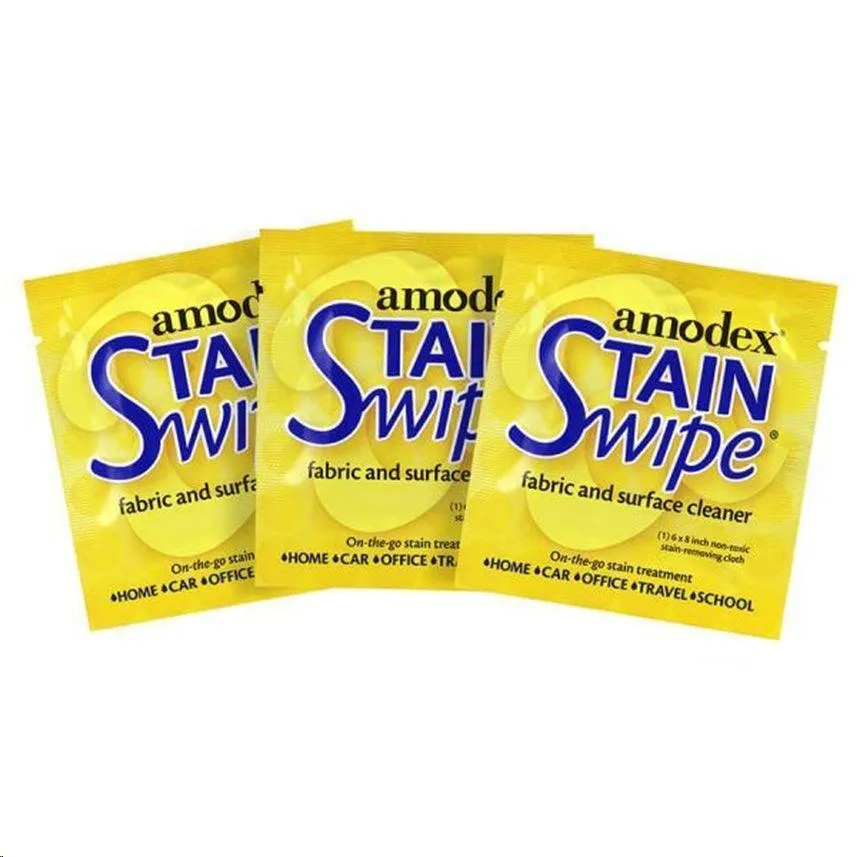 Amodex Stainwipes Surface Cleaner Handy Pack 10 Wipes