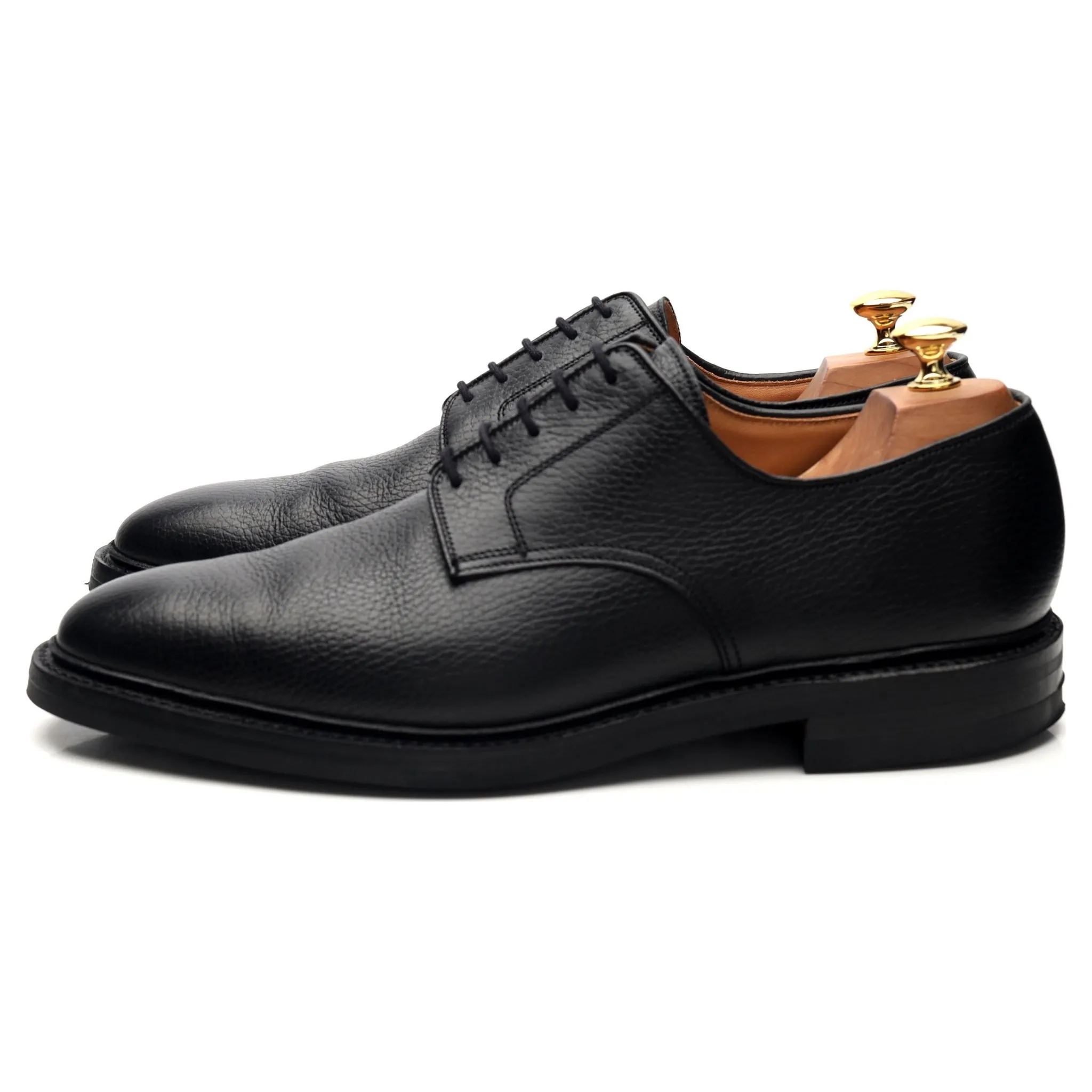 'Ashdown' Black Leather Derby UK 10 E