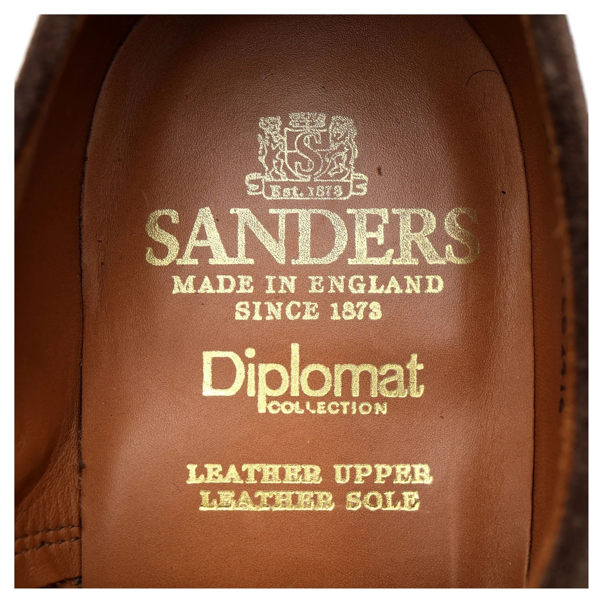 'Athens' Brown Suede Derby UK 10.5 F