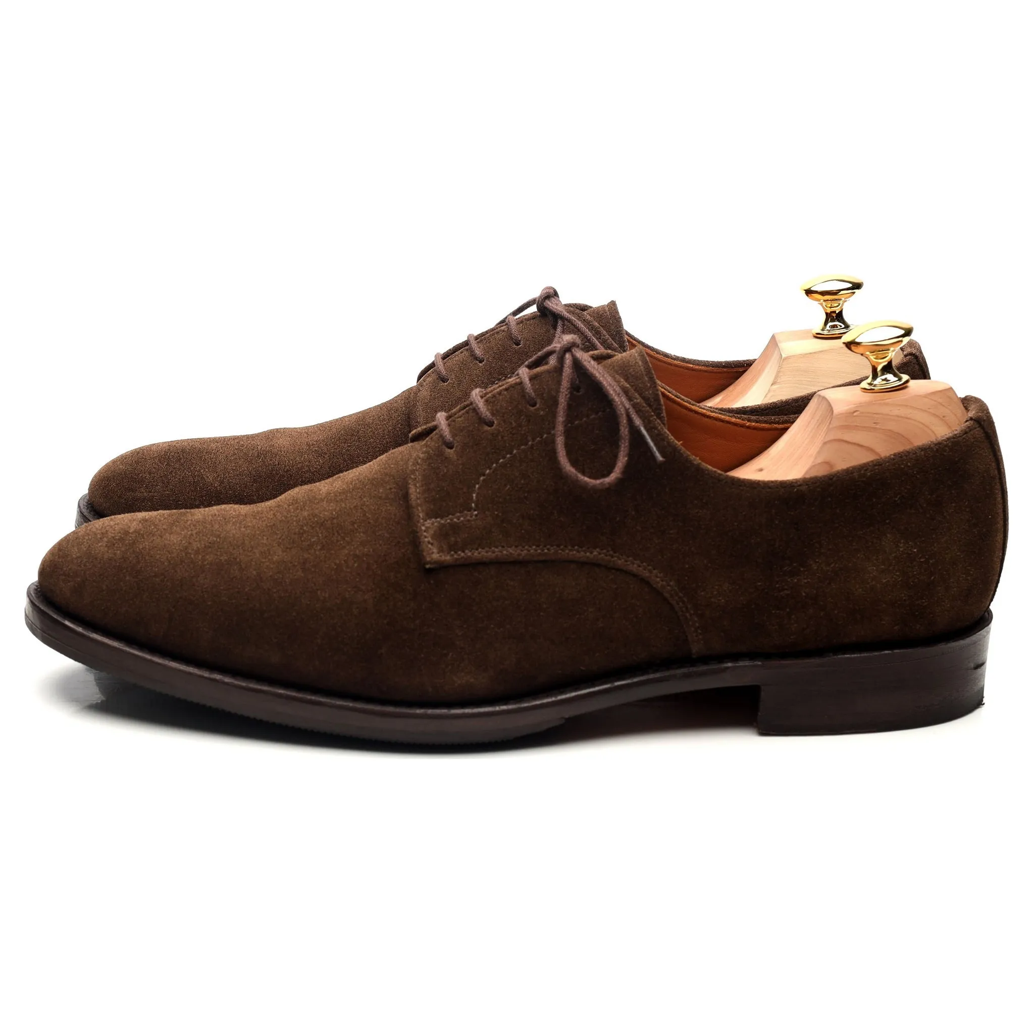 'Athens' Brown Suede Derby UK 10.5 F