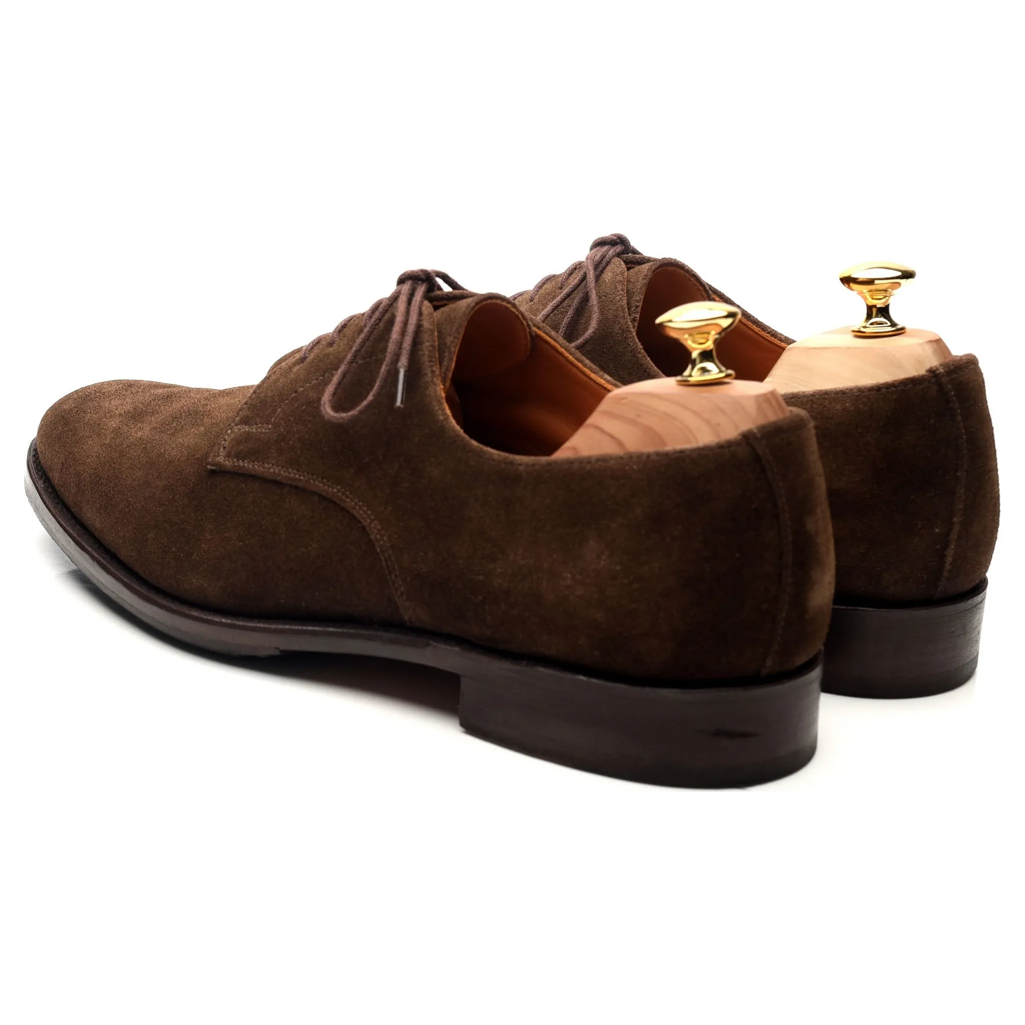 'Athens' Brown Suede Derby UK 10.5 F