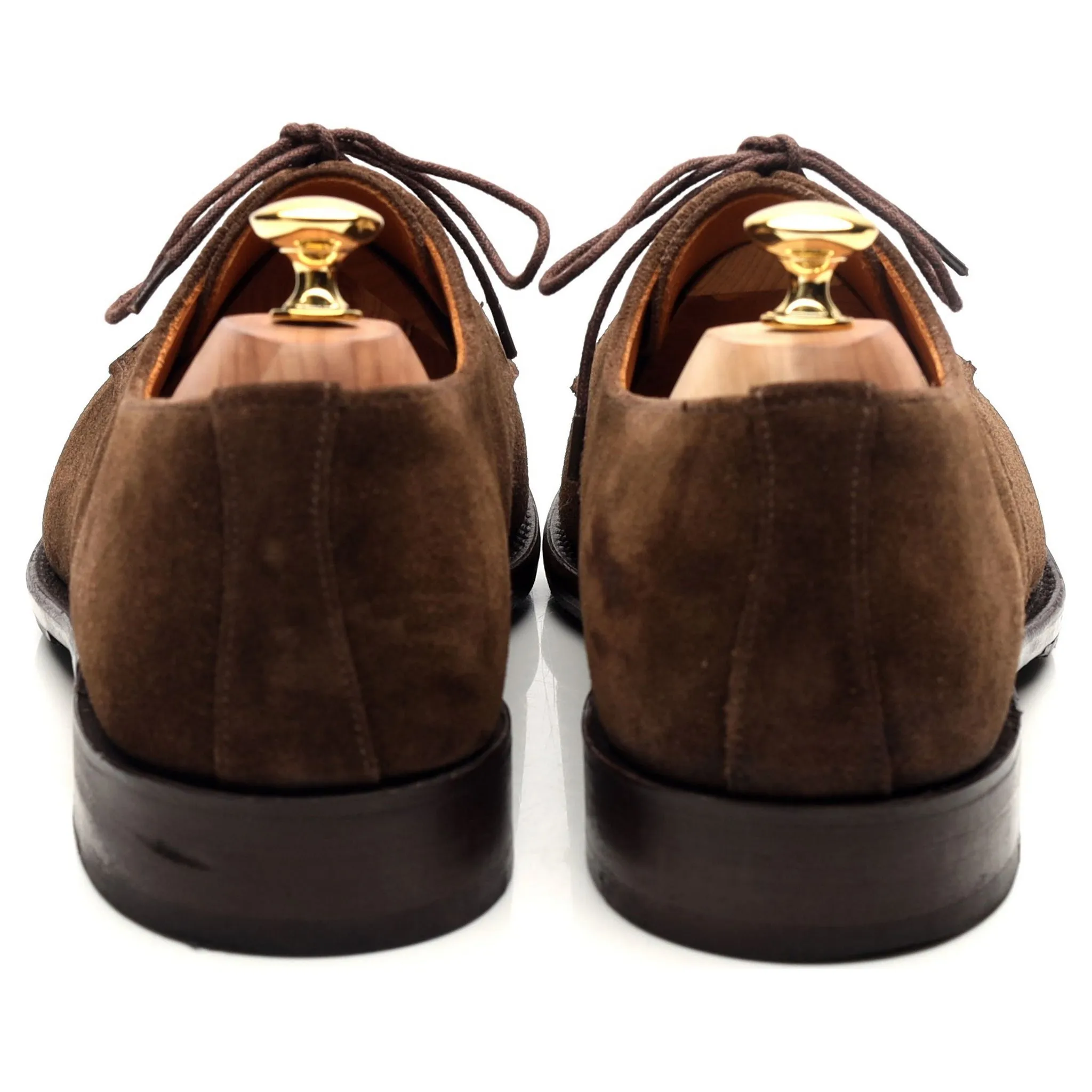 'Athens' Brown Suede Derby UK 10.5 F