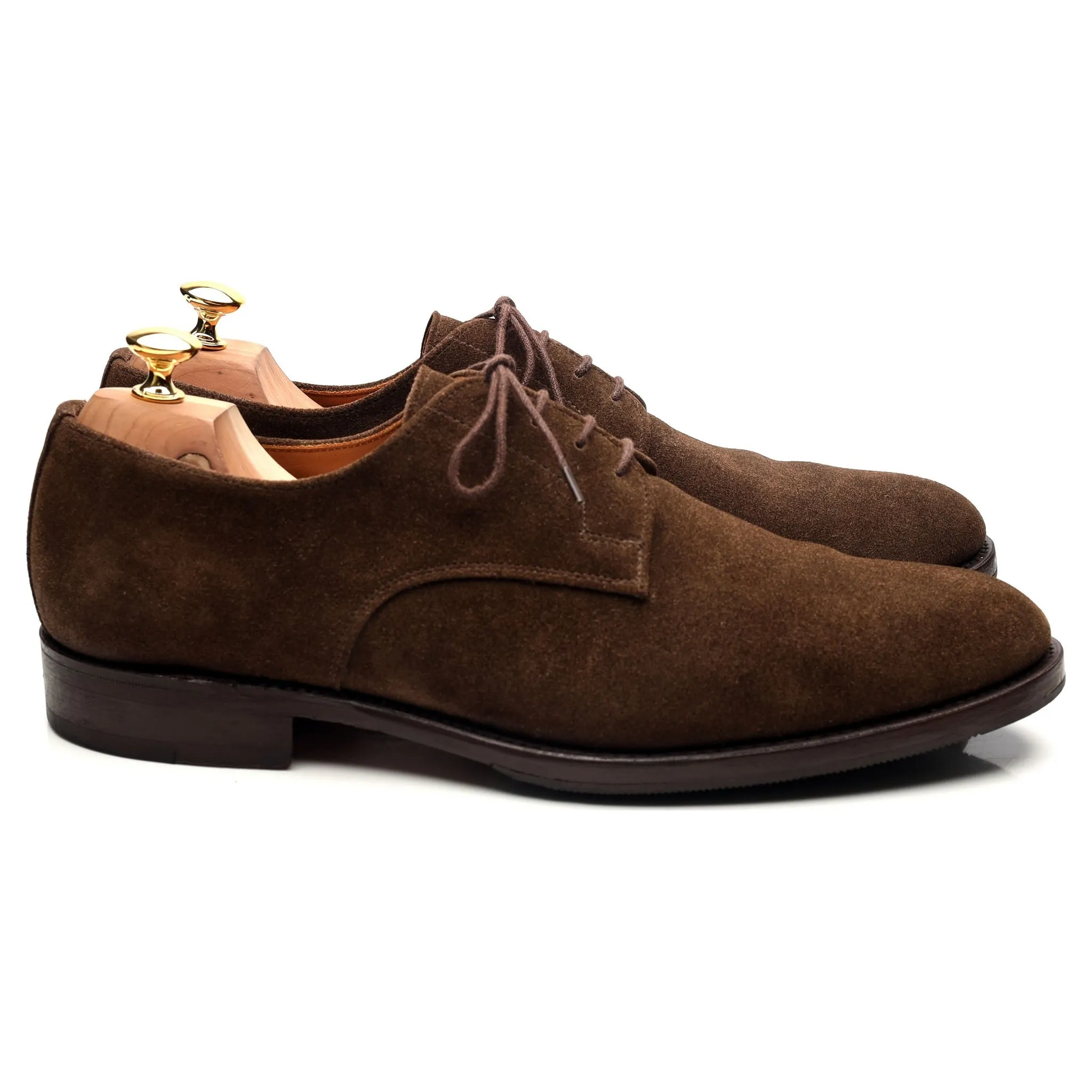 'Athens' Brown Suede Derby UK 10.5 F