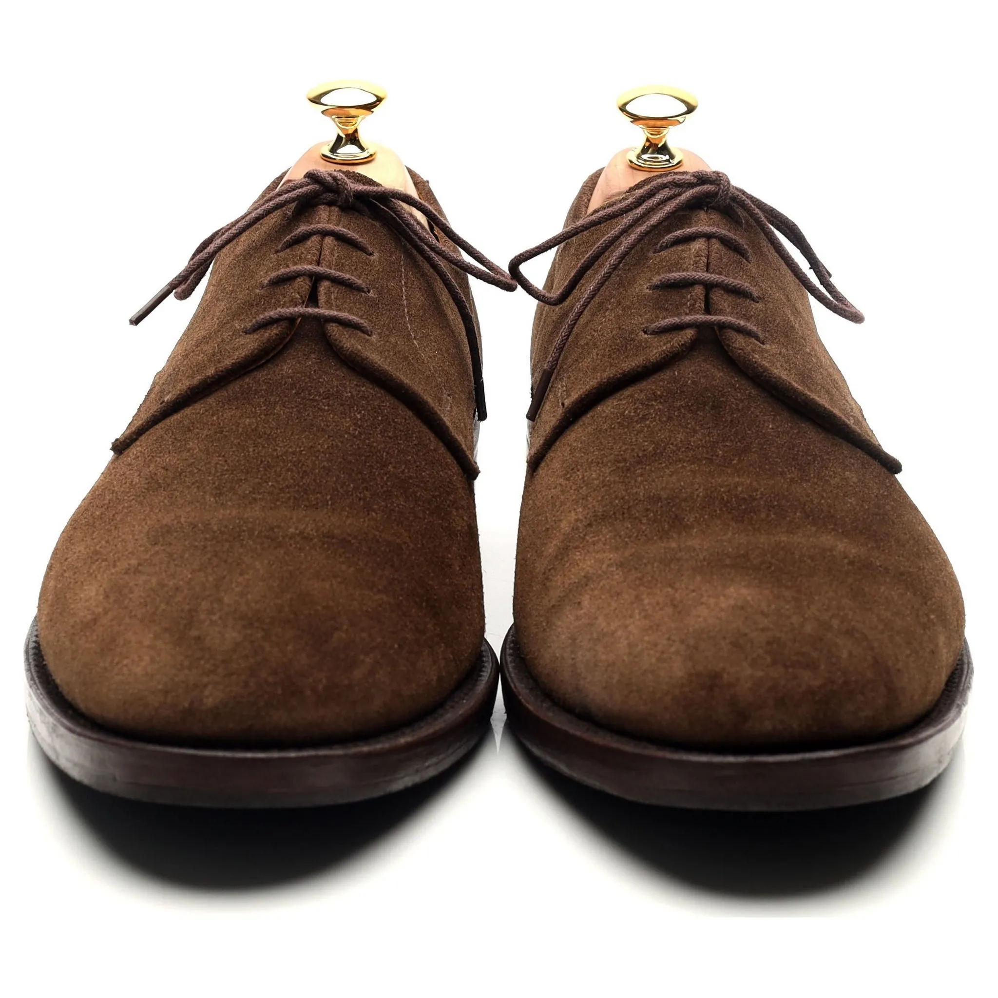 'Athens' Brown Suede Derby UK 10.5 F