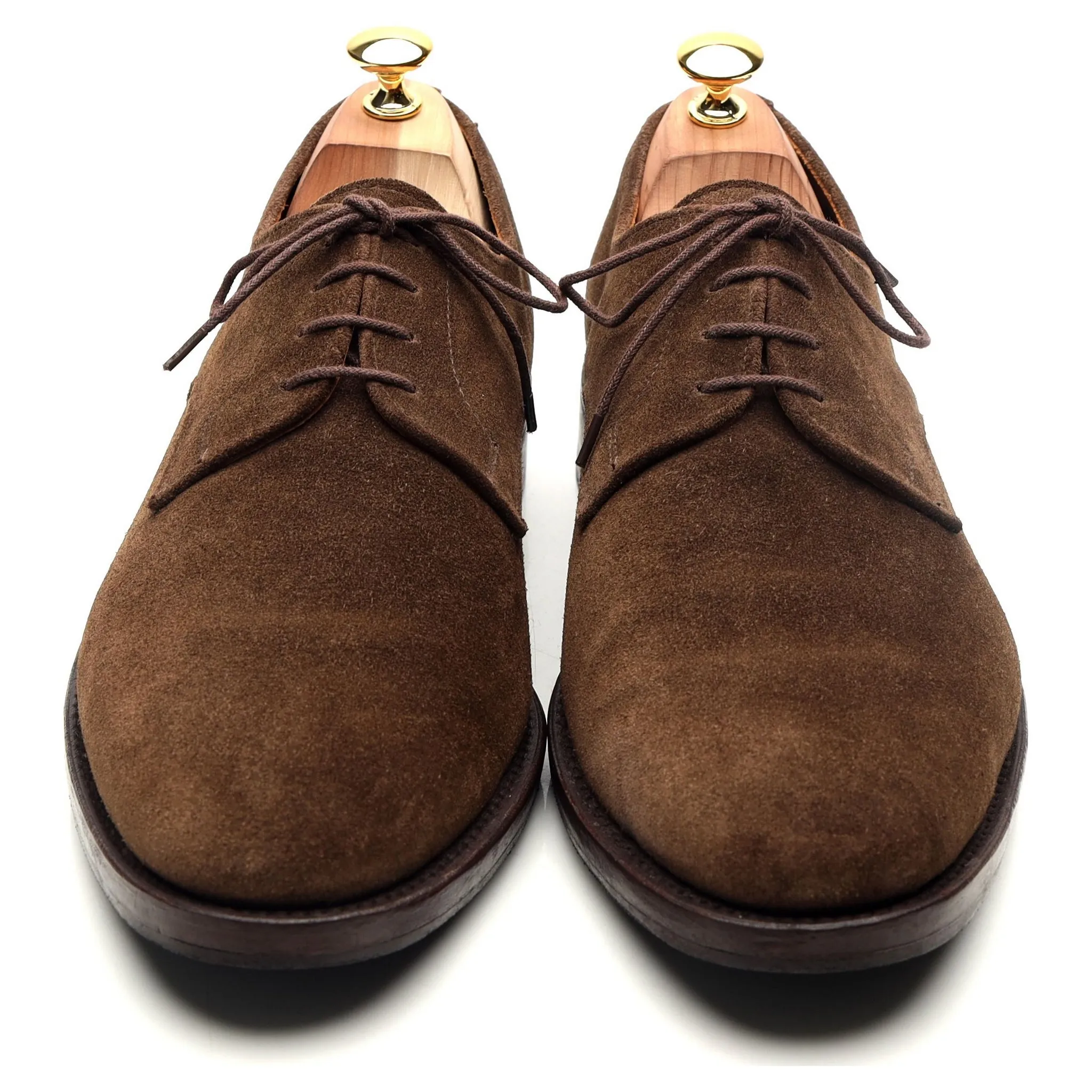 'Athens' Brown Suede Derby UK 10.5 F