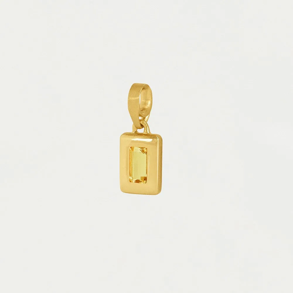 Baguette Birthstone Charm