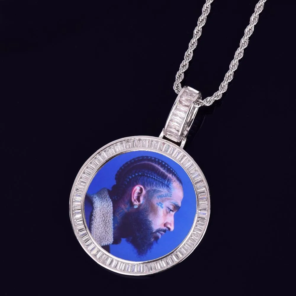 Baguette Picture Pendant