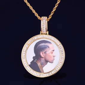 Baguette Picture Pendant