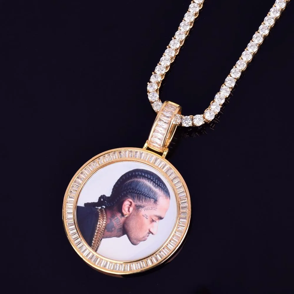 Baguette Picture Pendant