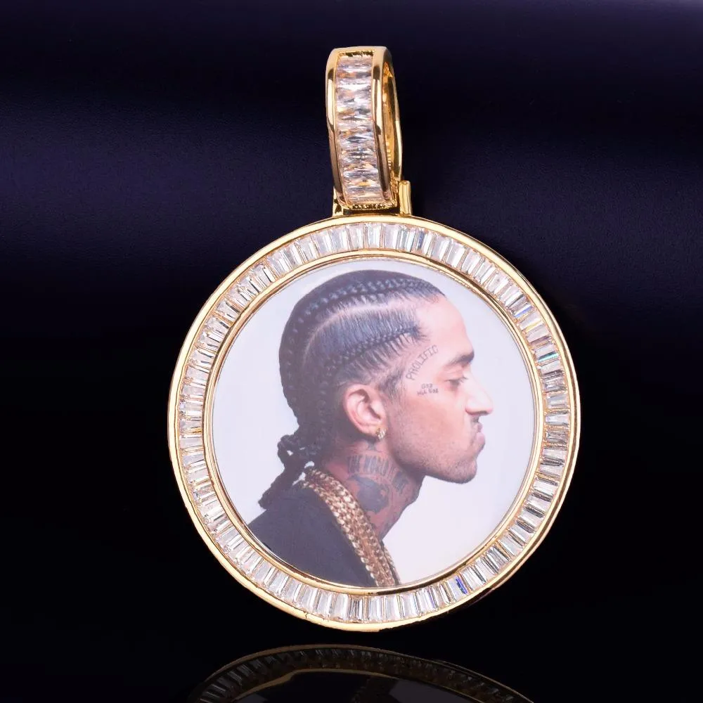 Baguette Picture Pendant