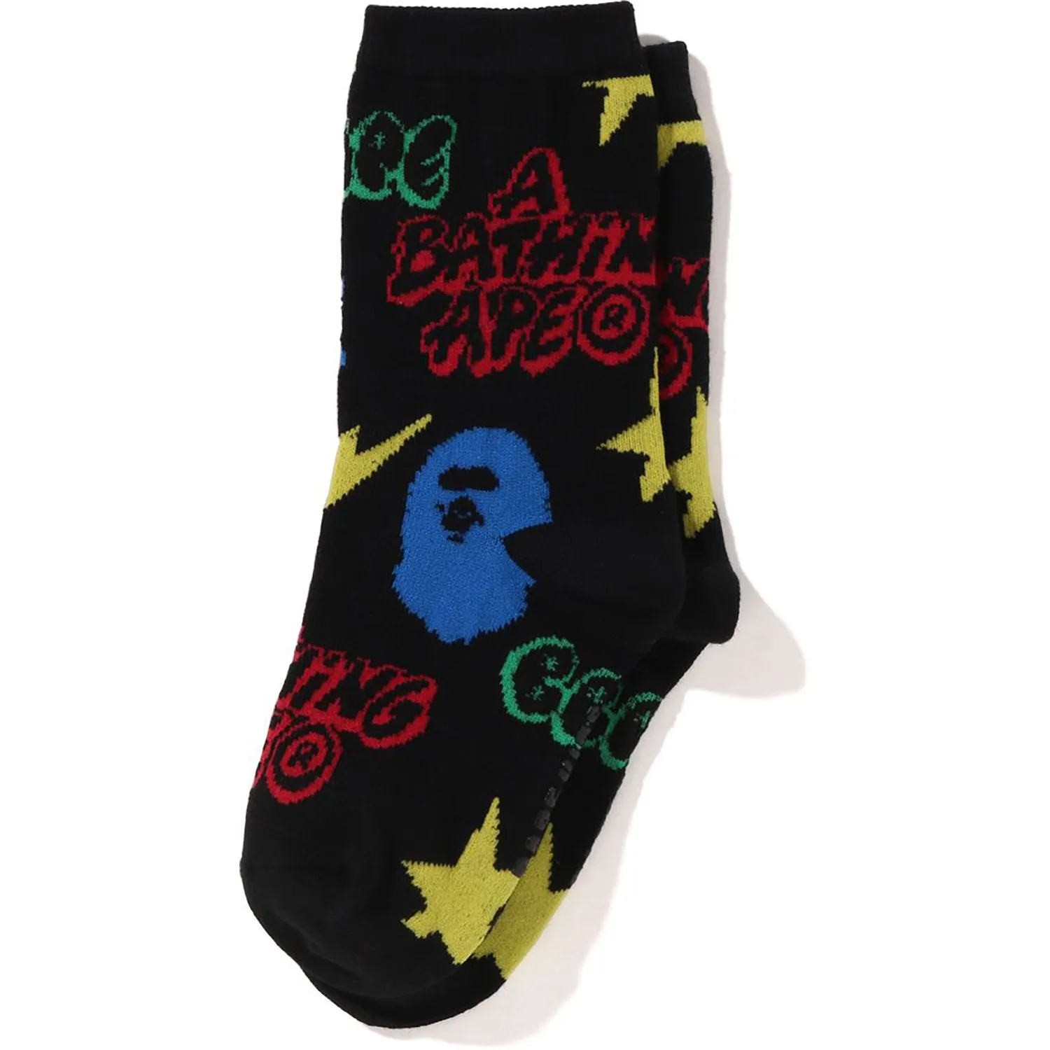 BAPE GRAFFITI PATTERN SOCKS KIDS