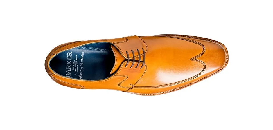 Barker Herbert Derby Wingtip - Cedar Calf