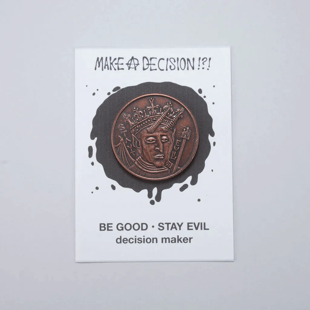 Be Good or Stay Evil Decision Maker Coin