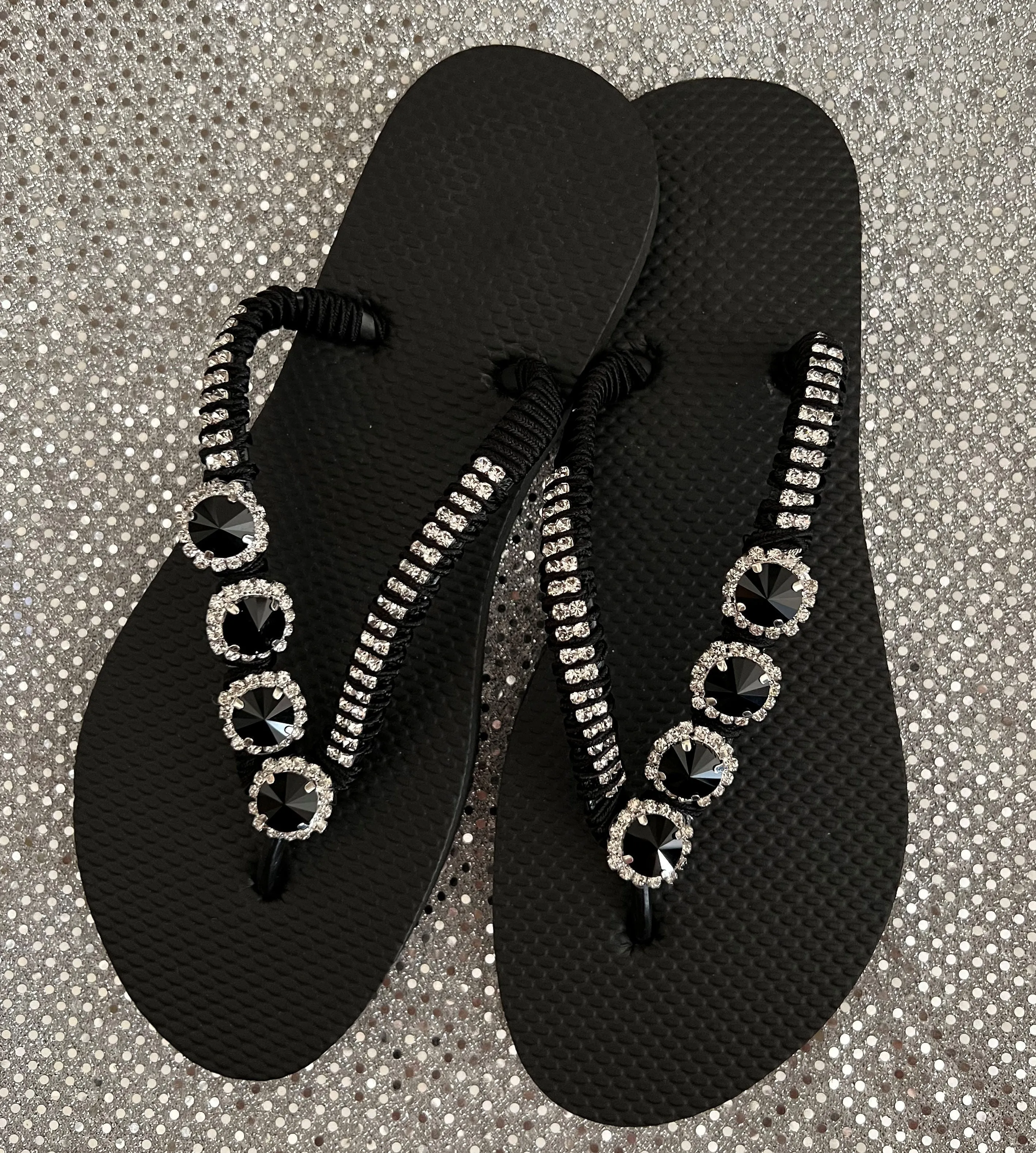 Beaded Bling Flip flops