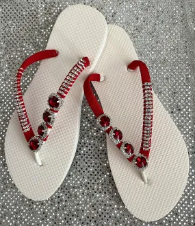 Beaded Bling Flip flops