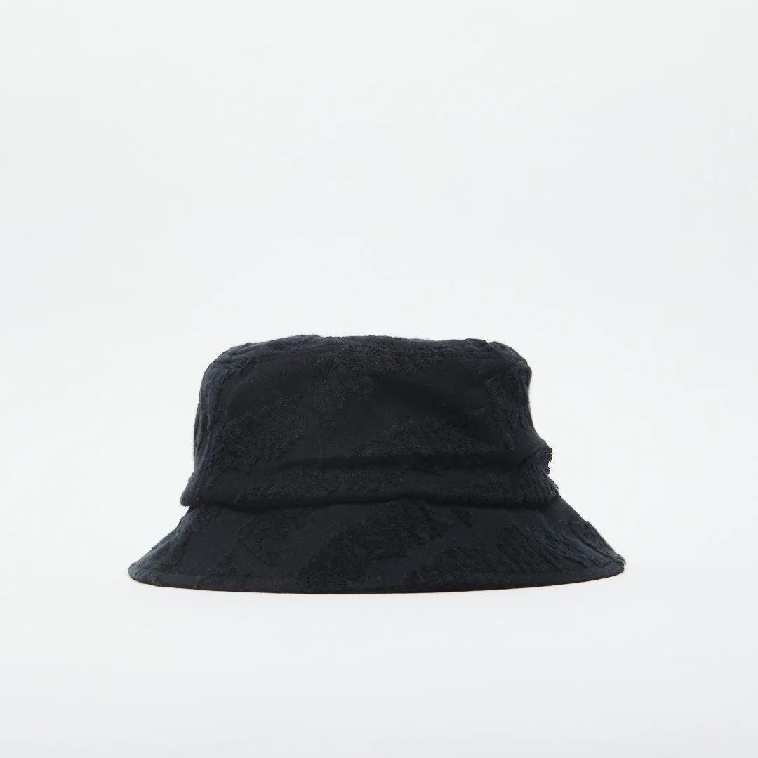 Bob Fucking Awesome - Stamp Terry Bucket Hat (Black)