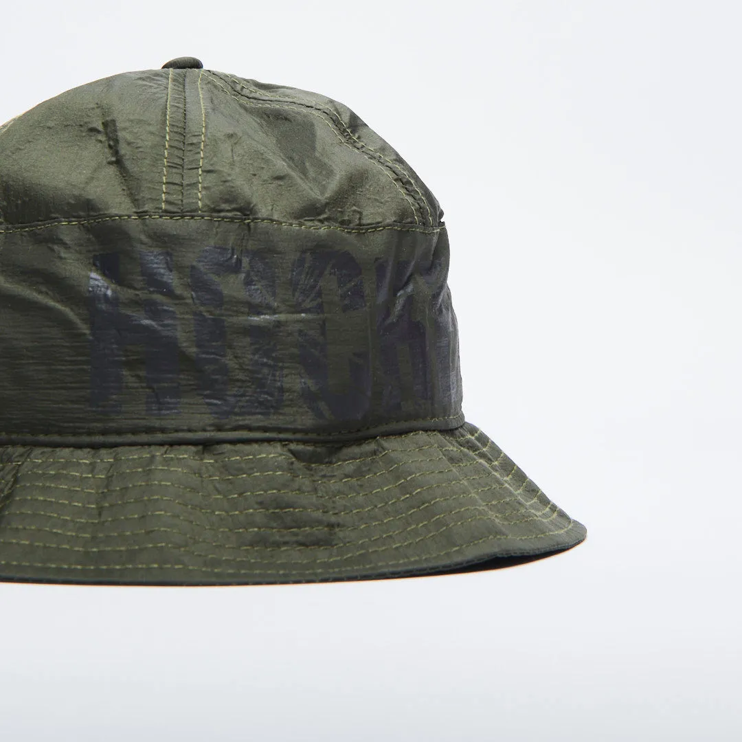 Bob Hockey Skateboards - Crinkle Bell Bucket Hat (Army/Black)