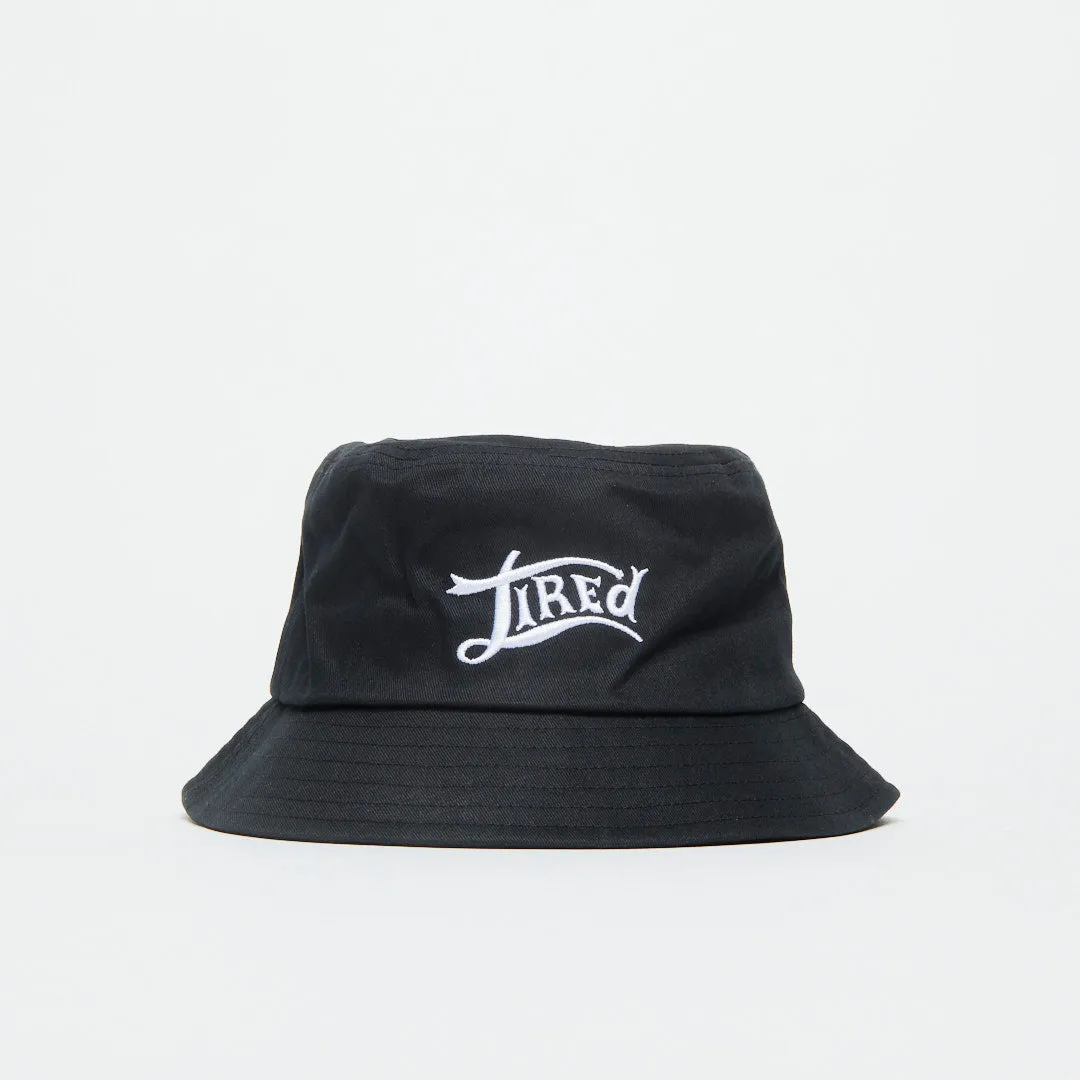 Bob Tired Skateboards - Dirty Martini Washed Bucket Cap (Black)