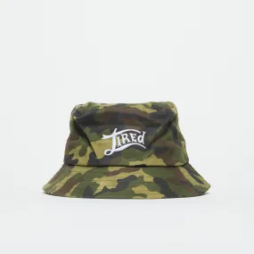 Bob Tired Skateboards - Dirty Martini Washed Bucket Cap (Camo)