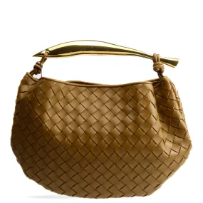 BOTTEGA VENETA Classic Intrecciato Sardine Bag - Taupe Gray