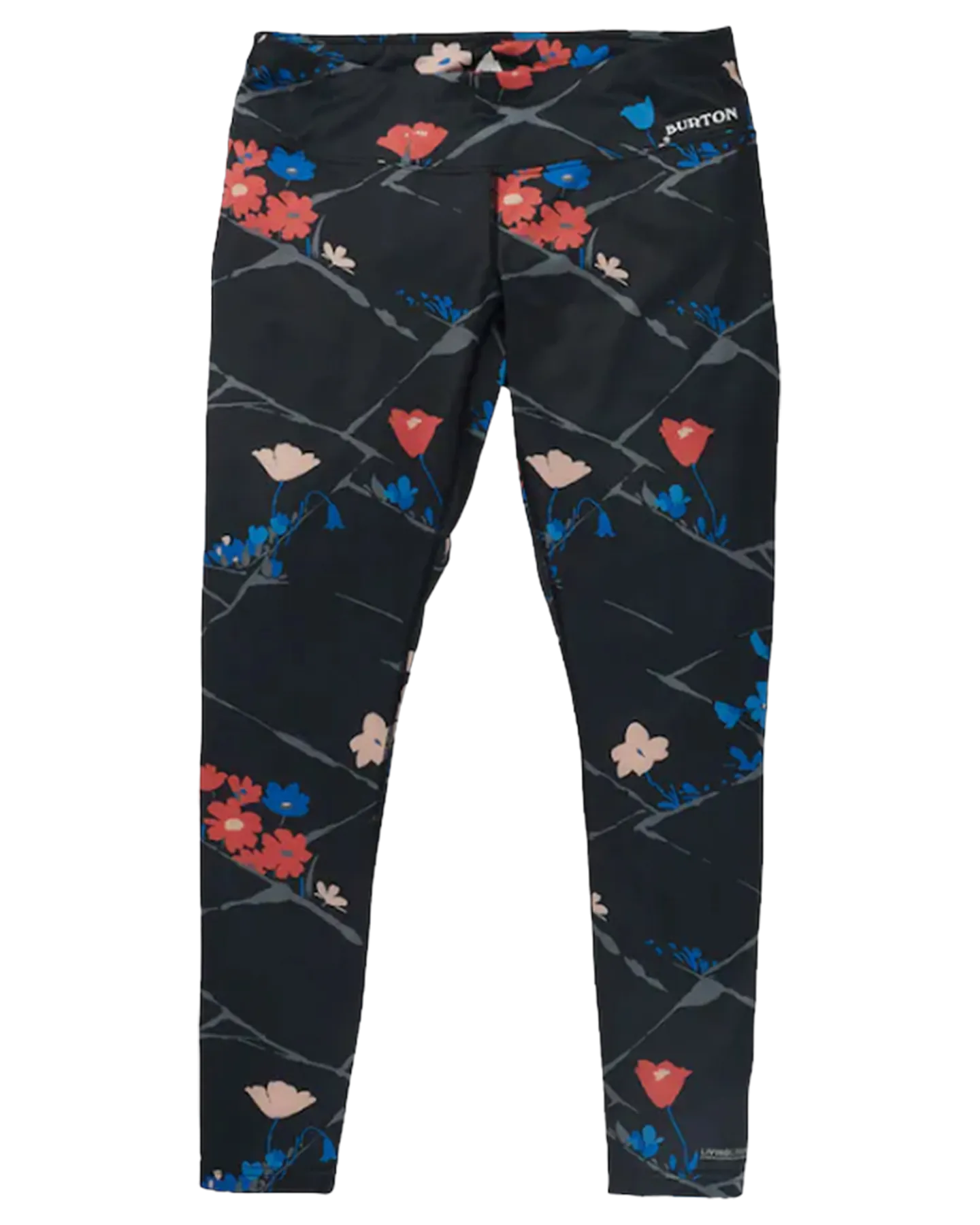 Burton Lightweight X Pant Women's - True Black/Landscape Floral | Thermals - Women's | Snow Skiers Warehouse