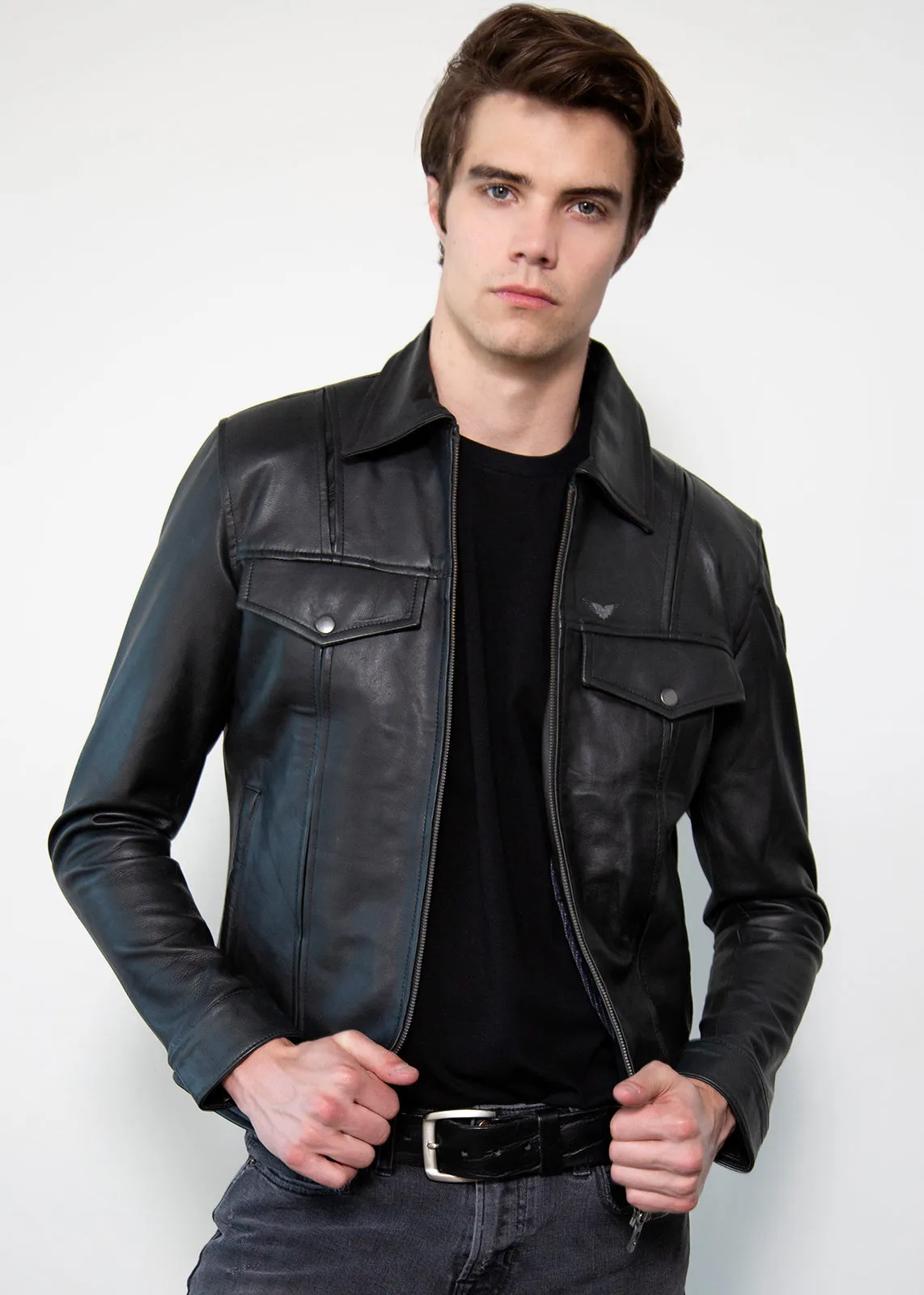 Buy Mens Black Capsule Corp Future Trunks Limited Edition Leather Jacket