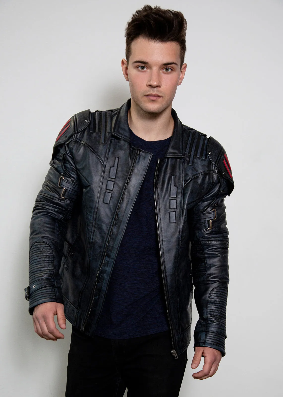 Buy Mens Transformers Autobot Shield Leather Jacket | LucaJackets