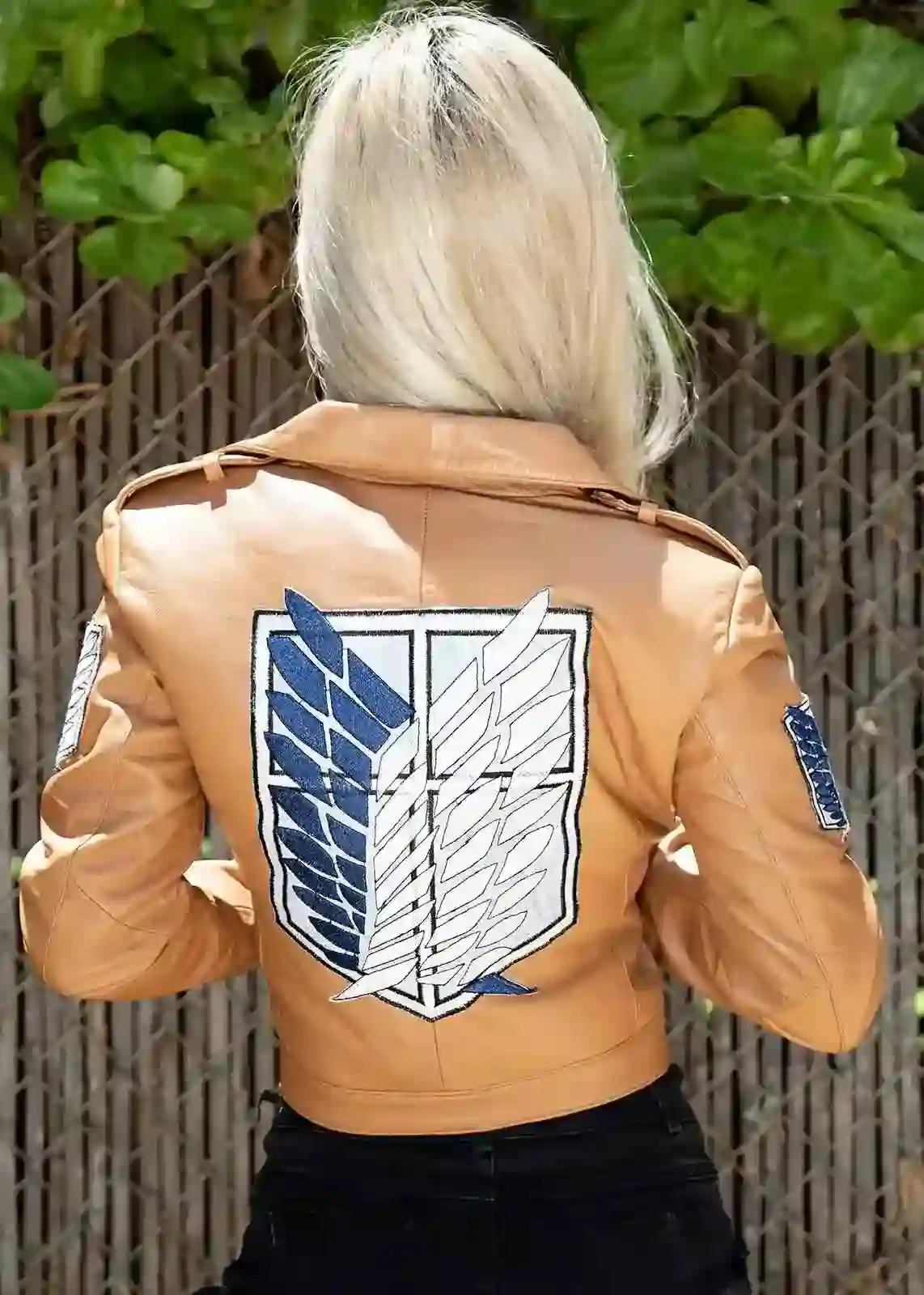 Buy Womens Attack on Titan Brown Leather Jacket | LucaJackets