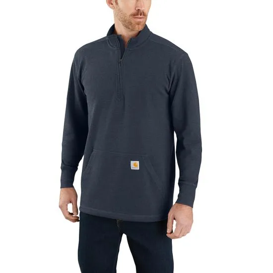 Carhartt Heavyweight Half-Zip Long Sleeve Thermal Shirt | Black, Heather Navy