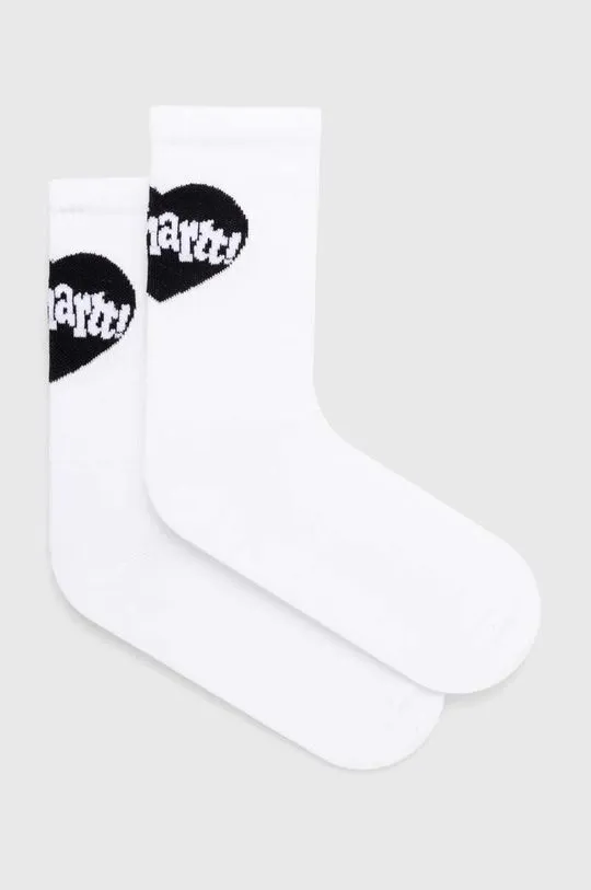 Carhartt WIP socks Amour Socks men's white color I033618.00AXX