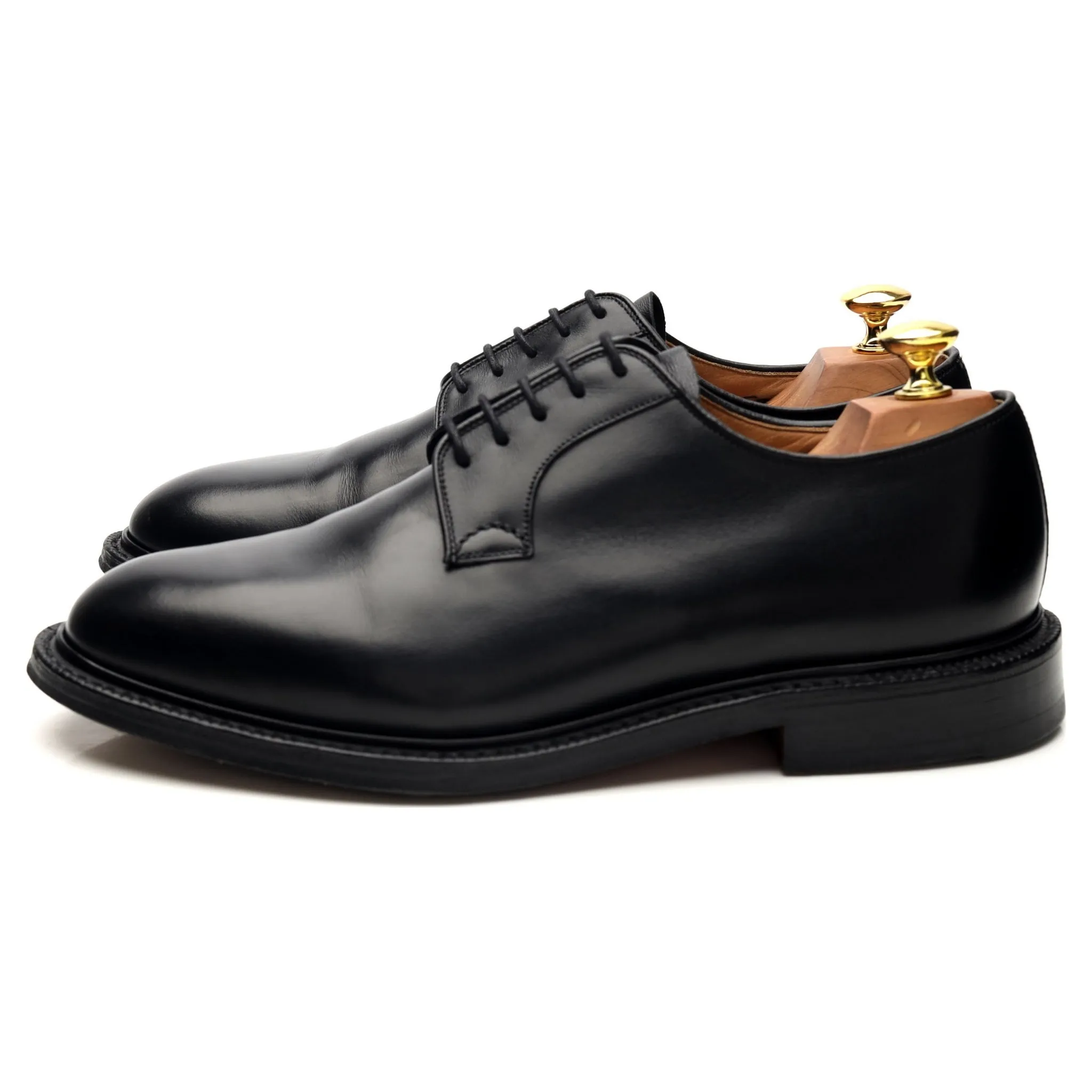 'Chapel' Black Leather Derby UK 8.5 F