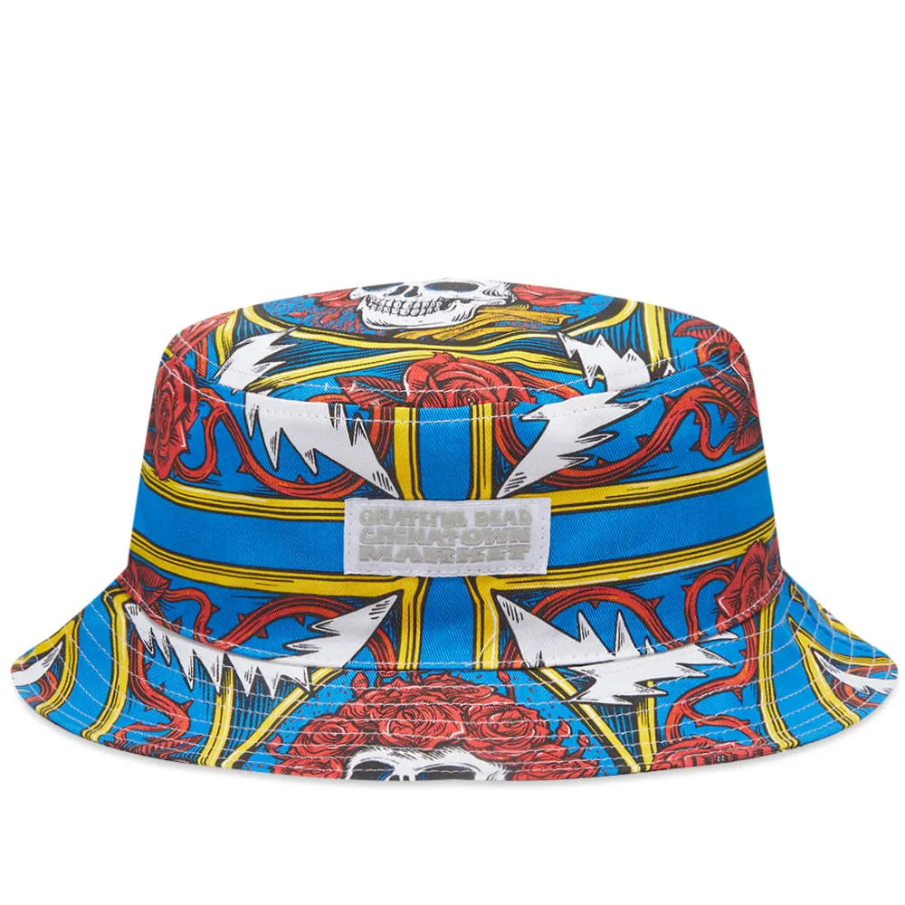 Chinatown Market x GD Reversible Border Bandana Bucket HatMulti