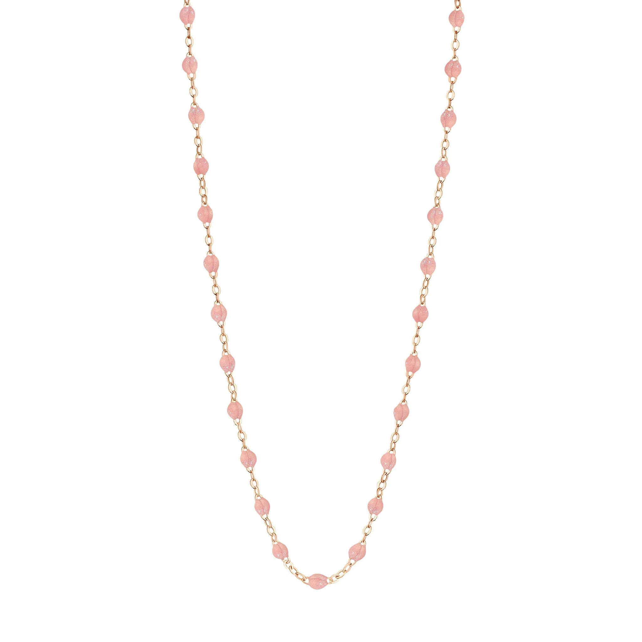 Classic Gigi Blush necklace, Rose Gold, 17.7