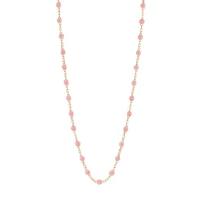 Classic Gigi Blush necklace, Rose Gold, 17.7