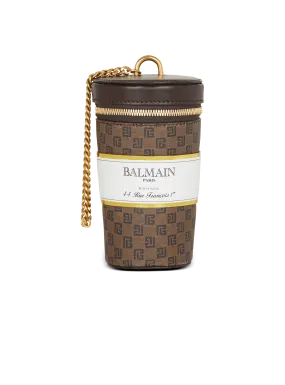 Coffee Cup minaudière in mini monogram canvas