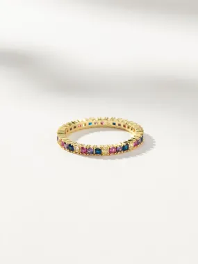 Colorful Baguette Ring