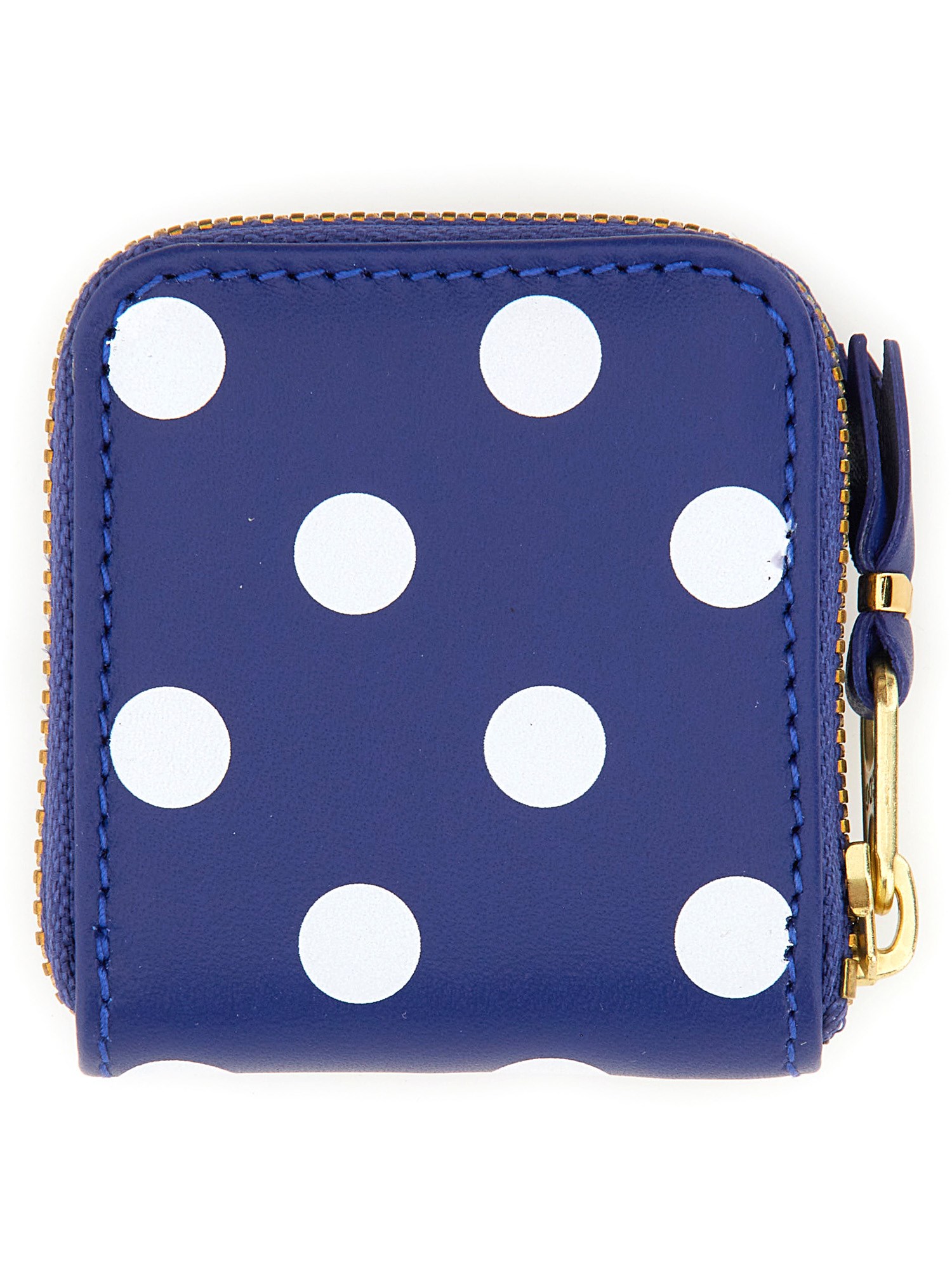 COMME DES GARCONS WALLET    POLKA DOT PRINT LEATHER COIN PURSE