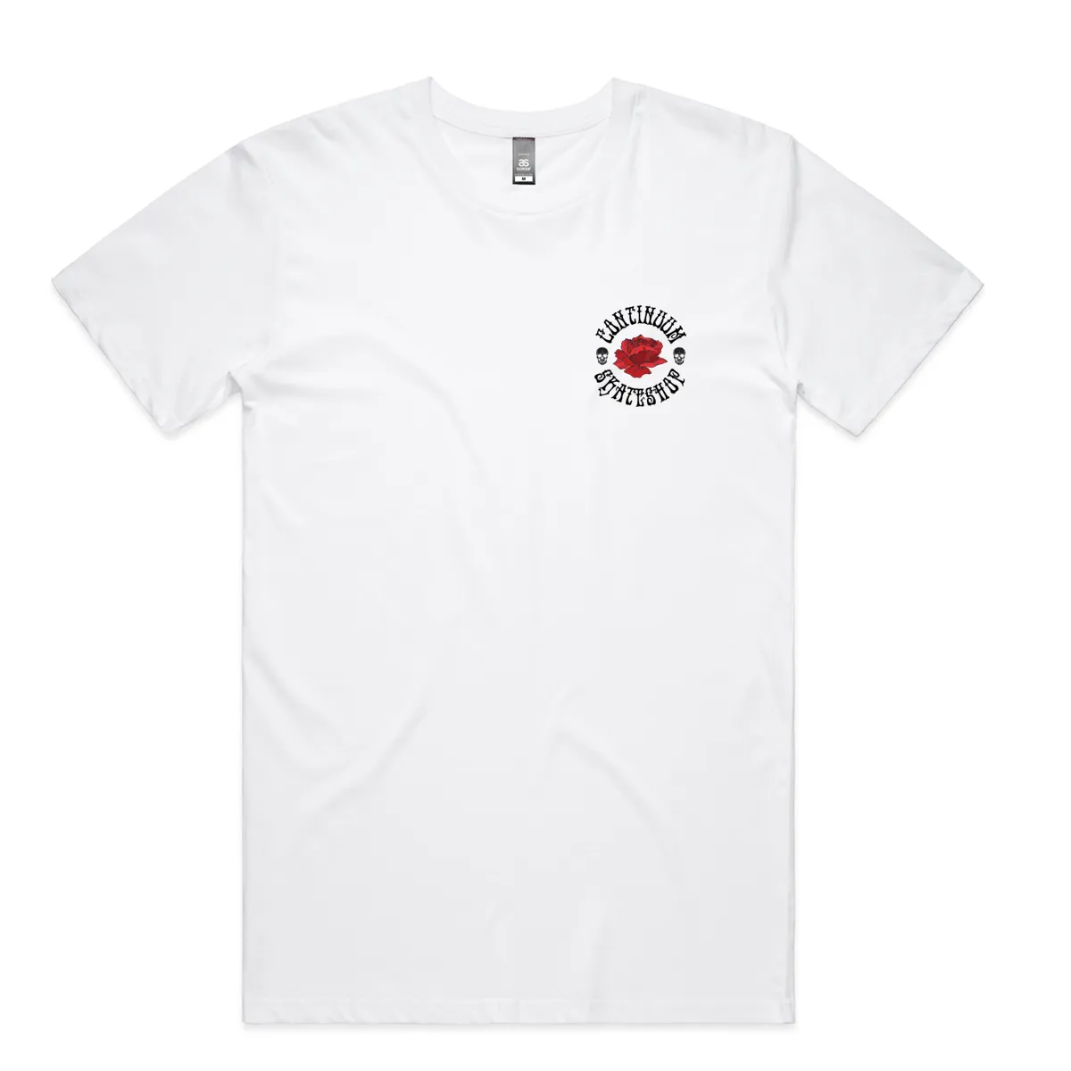 Continuum - Roses Tee - White