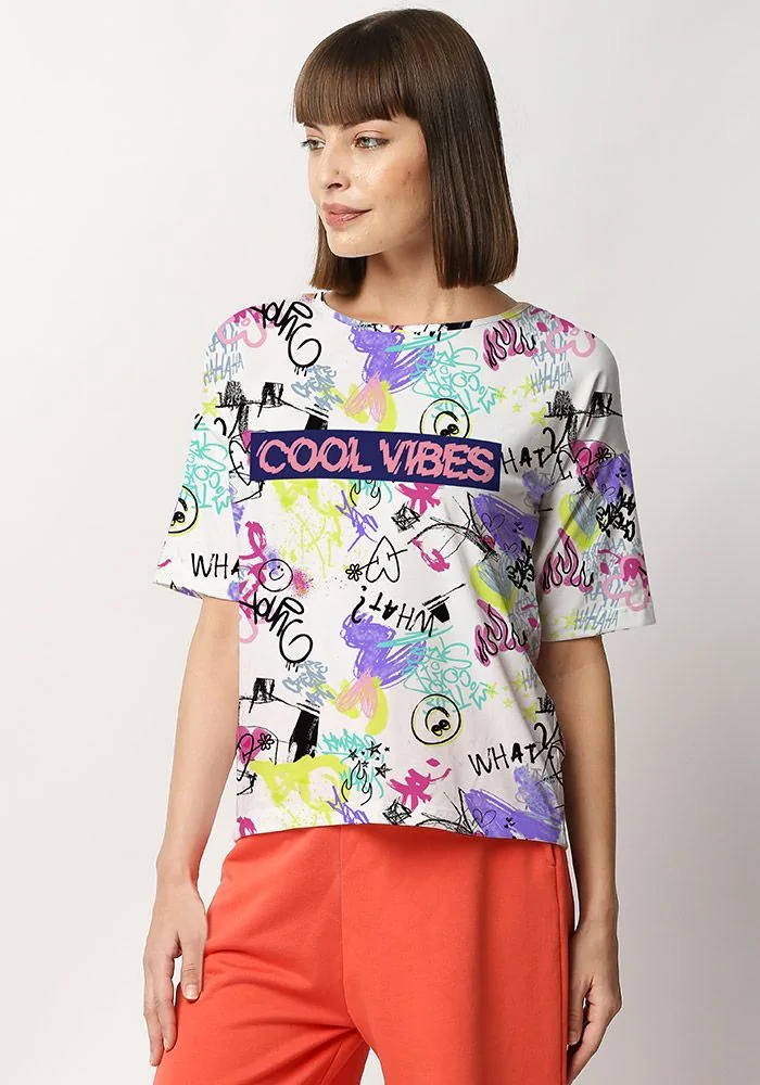 Cool Vibes Drop Shoulder T-shirt