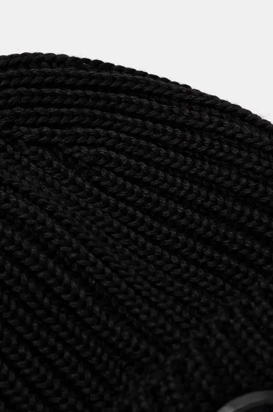 C.P. Company wool beanie Extra Fine Merino Wool Goggle Beanie black color 17CMAC272A005509A