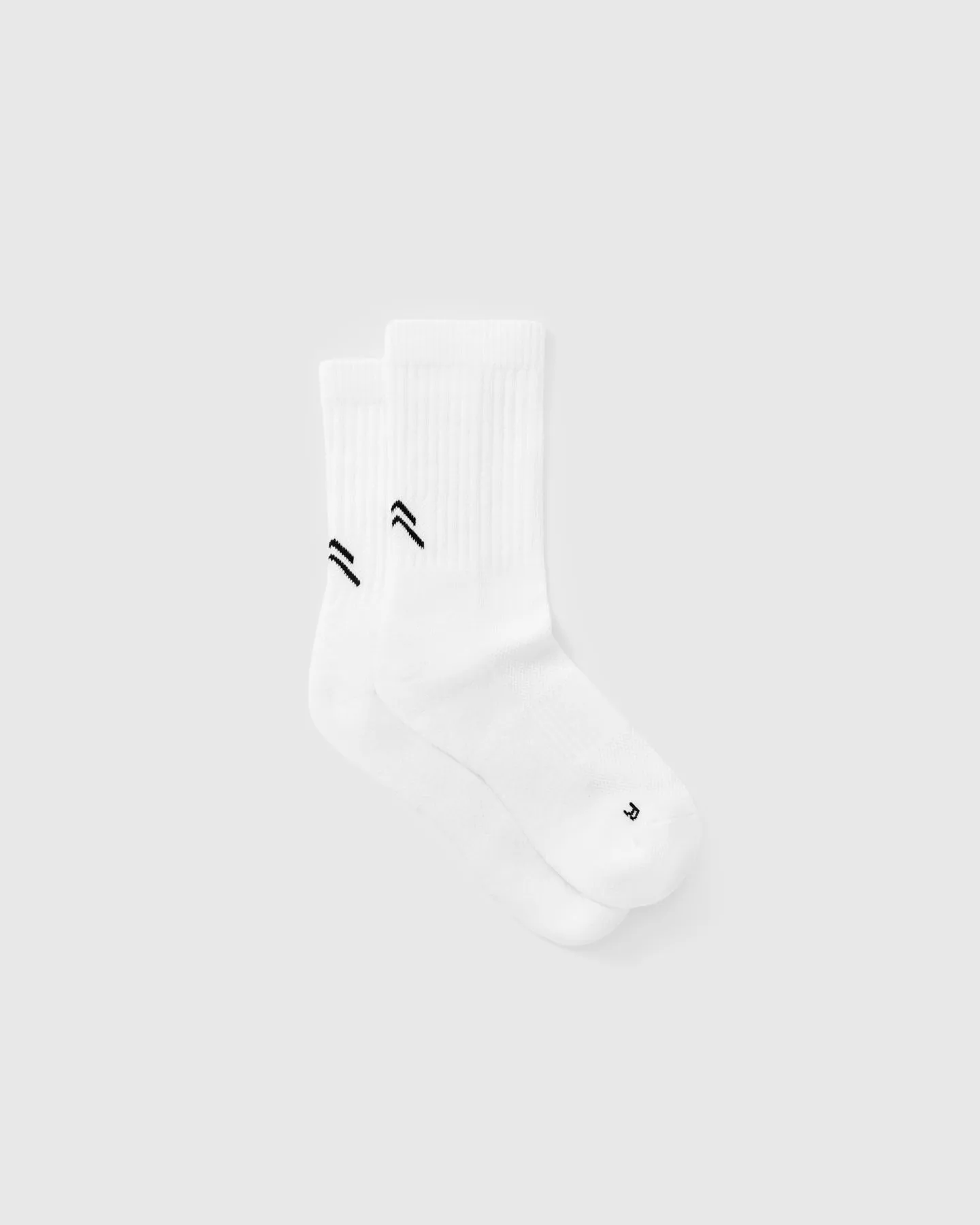 Crew Socks 1 Pack | White/Black